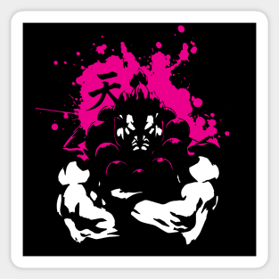 AKUMA, Street Fighter Shirt, Fighting Games, Demon, Gouki, Graphic TEE Sticker